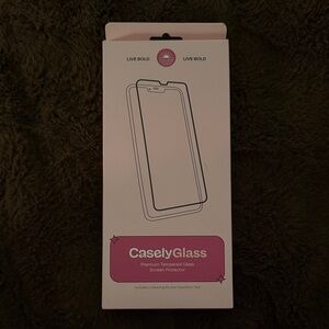 Premium Tempered Glass Screen Protector - White